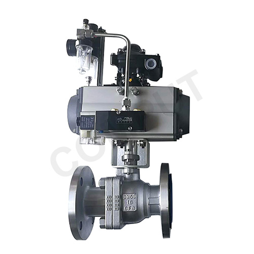 Q641H气动O型球阀 Q641H气动O型球阀